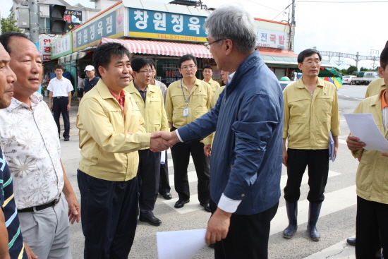 소방방재청장 수해현장 방문