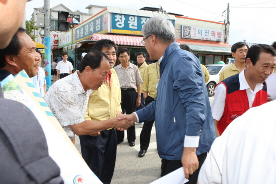 소방방재청장 수해현장 방문