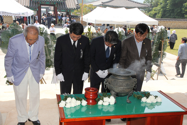 백정기의사 순국 79주기 추모행사 