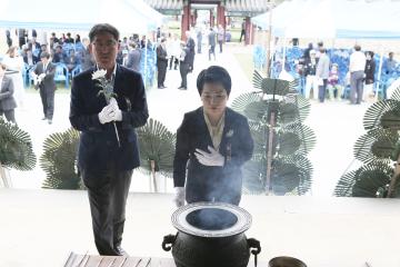 구파백정기의사 순국89주기 추모식