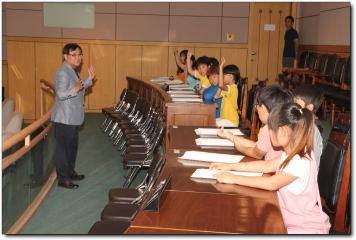 정읍동초등학교 회장단 어린의의회 체험