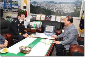 정읍경찰서장 정읍시의회방문